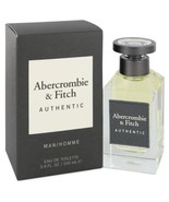 Abercrombie &amp; Fitch Authentic  Eau De Toilette Spray 3.4 oz For Men - £34.27 GBP