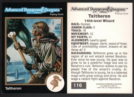 1991 TSR AD&amp;D Gold Border Dungeons &amp; Dragons RPG Fantasy Art Card #116 ~ Wizard - £5.53 GBP