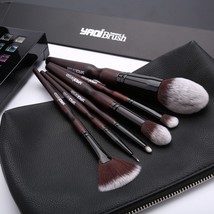 YAQI 6pcs Nylon Hair mekeup brush for eyes Professional Cosmetic Brush Set with  - £41.37 GBP