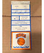 Used NBA Ticket Stub NY KNICKS VS GOLDEN STATE WARRIORS 3/28/1991 tt1 - $9.99