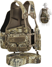 Turkey Vest with Seat Cushion, Turkey Hunting Vest with Game Pouch，Hunting Cloth - £116.98 GBP