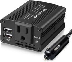 Yinleader 200W Car Power Inverter Dc 12V To 110V Ac Car Outlet Adapter W... - £27.62 GBP