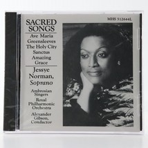 Sacred Songs by Jessye Norman, Ambrosian Singers (CD, 1990) SEALED NEW Cracked - £10.99 GBP