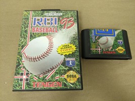 RBI Baseball 93 Sega Genesis Cartridge and Case Rental - £7.19 GBP