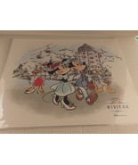 Disney Vacation Club Riviera Resort Mickey Minnie Donald Daisy 10&#39;&#39; x 8&#39;... - $335.52 MXN