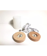 LED Wood Table Lamp, Bedroom Bedside Night Light, Dimmable - $21.65 CAD