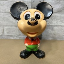 Vintage 1976 Mattel Disney Pull String Talking Mickey Mouse Chatter Chum... - $5.60