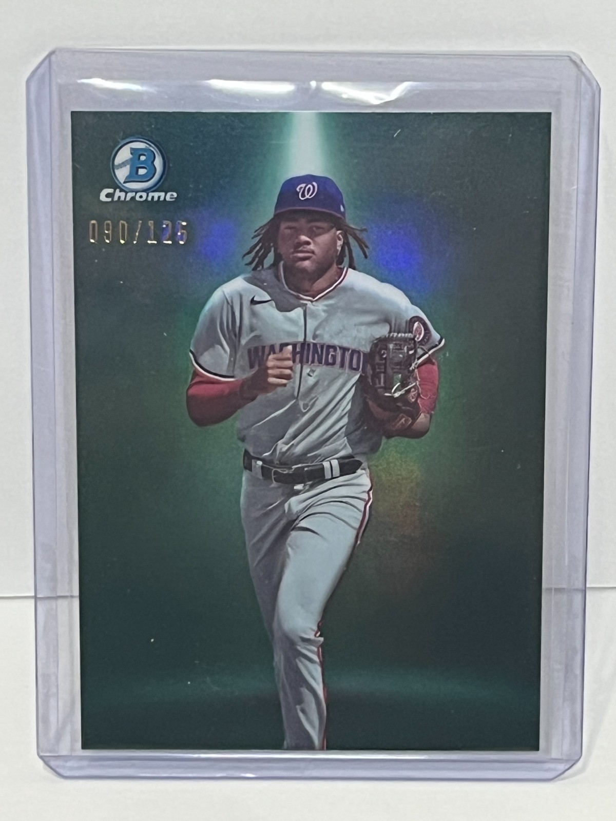 2024 Bowman James Wood Spotlight Green Refractor /125 - $54.44