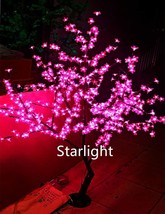 Pink 5ft/1.5m LED Christmas Xmas Cherry Blossom Tree Light Home Holiday Decor - £217.93 GBP