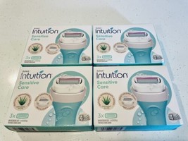 Schick Intuition Sensitive Care With Organic Aloe, 12 Cartridges BNIB - $28.03