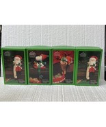 Vintage hallmark snoopy santas elf stocking hanger set of 4 - £33.47 GBP