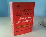 The Oxford Companion to English Literature Fourth Edition [Hardcover] Ha... - £8.59 GBP