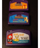 LeapFrog LeapPad 2003 Games Cartridges (3) Reading Math Dr Zeus hop - $25.71 CAD
