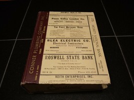 Roswell New Mexico / Directory / Yellow Pages / Phone Book / 1963 / Alie... - £157.86 GBP