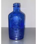 Antique Phillips Milk of Magnesia Bottle | Dated 1906 | Aqua Blue Glass - $45.00