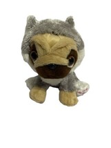 Keel Toys Pugsley Pug Dog Cat Outfit Soft Plush Toy  - $9.81