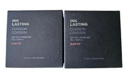 Avon The Face Shop Ink Lasting Cushion N40 Neutral Sand Slim Fit Compact (2 Pack) - £19.75 GBP