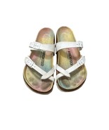 Birkenstock Mayari Vegan White Ombre Nubuck Womens Size 7 *rare* - $1,395.75 MXN