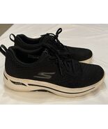 Skechers Go Walk Arch Fit Sneakers Women&#39;s 7M BLACK - $19.75