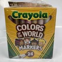 Crayola Colors of the World Markers 24 Count Lot Of 4 Sealed - £13.43 GBP