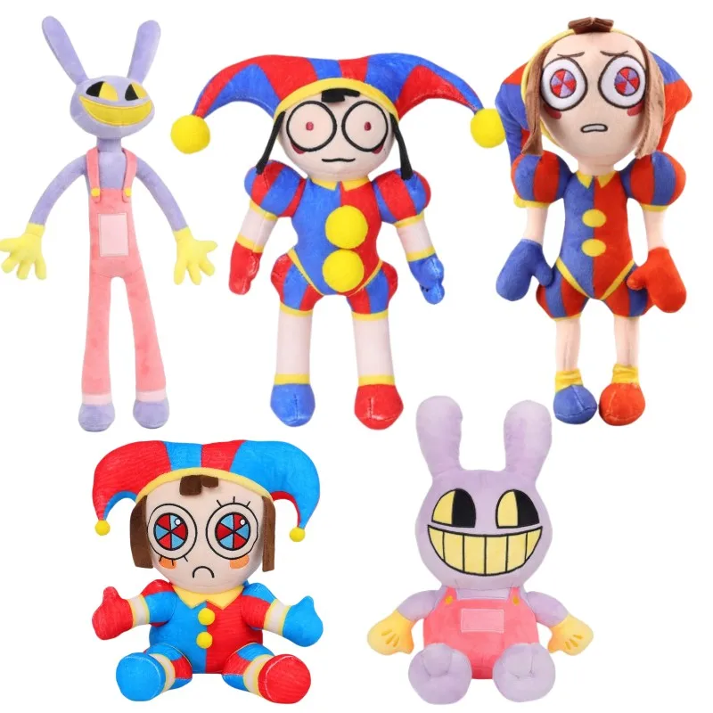 The Amazing Digital Circus Plush Doll Anime Clown Ragatha Pomni Jax Plushie Toys - £16.20 GBP+