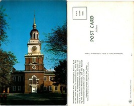 Pennsylvania(PA) Philadelphia Independence Hall Tall Steeple Vintage Postcard - £7.42 GBP