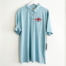 NWT Link Soul Mens Polo Blue Short Sleeve Top GBF Golf Charity HB Fire Dept XL - £19.65 GBP