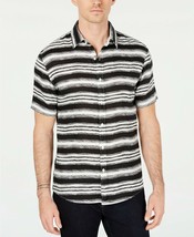 Michael Kors Men&#39;s Linen Stripe Shirt, Size M, MSRP $128 - $46.74