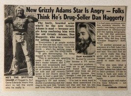 1970s Dan Haggerty Vintage Article Ephemera Grizzly Adams ART2 - $5.93