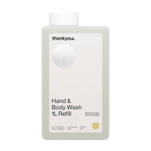 Thankyou Hand &amp; Body Wash Botanical Lemon Myrtle &amp; Oat Milk Refill 1L - £65.29 GBP