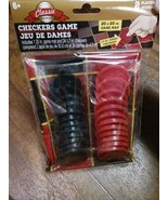 Classic Games Plastic Jumbo Checker Travel Size Game NEW - £7.83 GBP