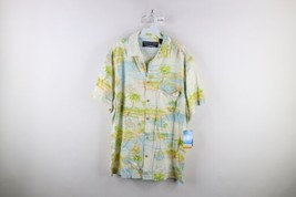 Deadstock Vtg 90s Streetwear Mens Large Corona Extra Beer Hawaiian Button Shirt - $69.25