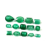 Natural Zambian Emerald Mix Shape Faceted Loose Gemstone Wholesale Lot.  - $249.99