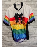 OutRiders CYCLING LGBTQ Gay Ride Pride Rainbow Jersey Small XL Full Zip DMV - $34.45 CAD
