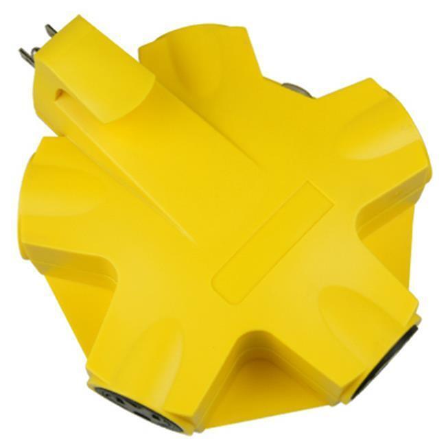 KAB ENTERPRISE CT-043 ME YEL 5Out Ind Adapter, Yellow - $33.30
