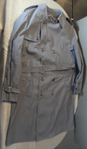 Nwot Usaf U.S Air Force Men&#39;s All Weather Overcoat Trench Blue Coat No Liner 42R - £24.84 GBP