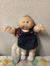 Vintage Cabbage Patch Kd Preemie Head Mold #1 1985 OK Factory Wheat Tuft Of Hair - £119.90 GBP