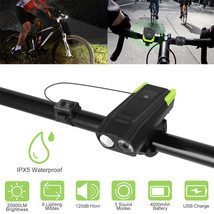 20000LM Bicycle Headlight LED Bike Head Light Front Lamp USB Rechargeabl... - $38.99