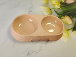 skaniao Pet feeding dishes,2-in-1 Dual Compartment Design image 4