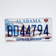 United States Alabama God Bless America Passenger License Plate BD44794 - £11.82 GBP