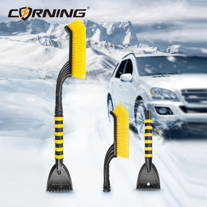 Car Snow Brush Extendable Cleaning Removal Shovel Scraper Winter Auto Brushes - £12.88 GBP+