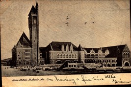 Union Station -St Louis, Missouri, Mo, -1907 Rppc Udb Postcard BK64 - £5.53 GBP