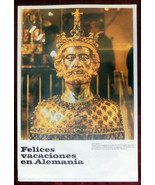 Original Poster Germany Aachen Royal Crown Charlemagne - £42.99 GBP