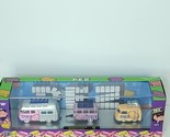 M2 Machines PEZ 1959 VW Double Cab 1960 VW Delivery Van and Trailer NEW - $34.64