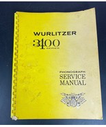 Original WURLITZER 3400 Series Phonograph Jukebox Service Manual Read Vi... - £7.56 GBP