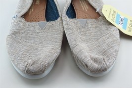 Toms Size 5 M Beige Almond Toe Flats Fabric Women - £15.82 GBP