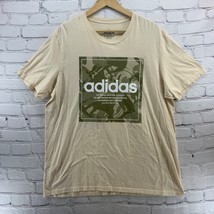 Adidas Amplifier Tee T-Shirt Mens Sz XL Cream - $19.79