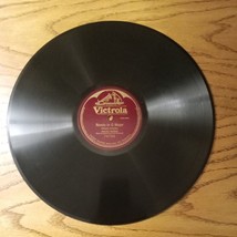 Jascha Heifetz 78rpm Single 12-inch Victrola Records #74750 Rondo in G Major - £13.19 GBP