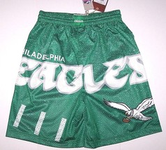 Philadelphia Eagles Throwback Active Shorts NFL Football Logo Athletic New Youth - £35.73 GBP