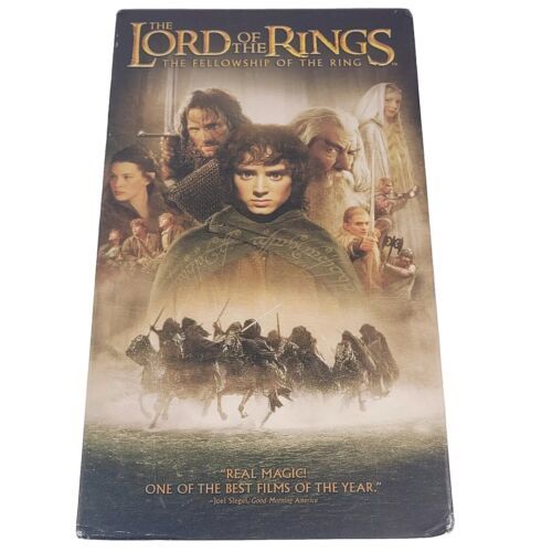 Primary image for The Lord Of The Rings The Fellowship Of The Ring VHS Tape New Sealed Movie LOTR